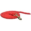 William Hunter Equestrian Plain Horse Lead Rope in Red