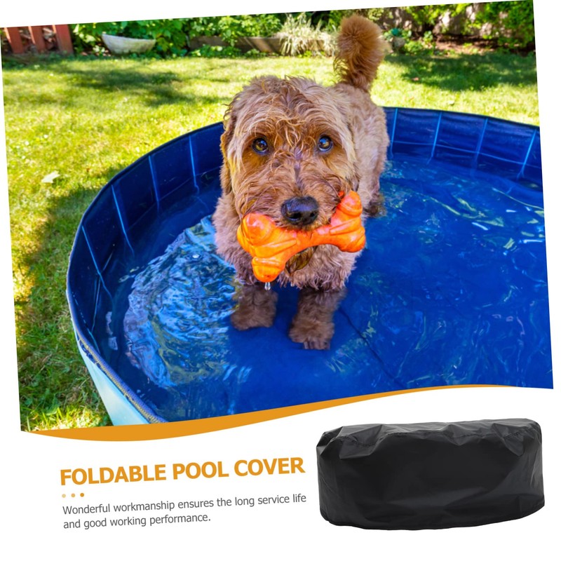 MERRYHAPY Practical Round Swimming Pool Cover Pet-Friendly Portable Easy to