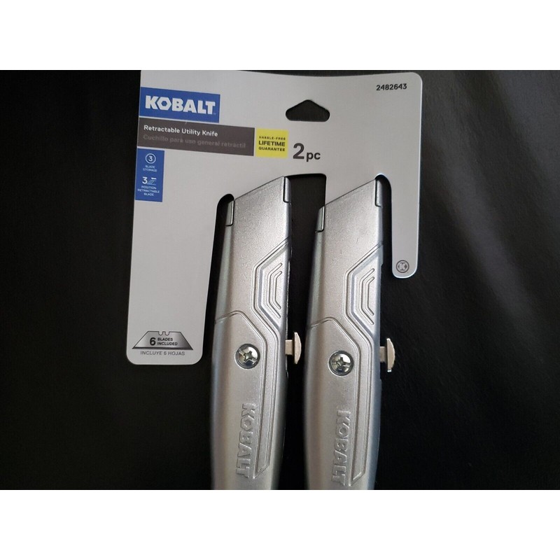 Kobalt Retractable Utility Knife (2 Pack)