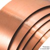 QUARKZMAN Copper Sheet Roll Metal Foil Plate 1000 mm x
