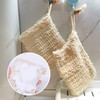 2 Pcs Sisal Soap Bag,Soap Bar Bag with Drawstring,Natural Sisal