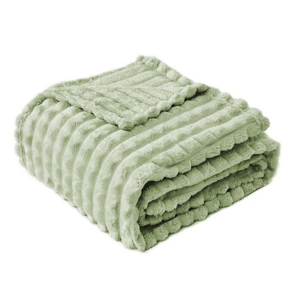 FY FIBER HOUSE Throw Blanket for Couch Soft Warm Fuzzy