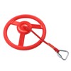 Children Gym Rotating Wheel Plastic Directional Wheel Kids Outdoor Fitness