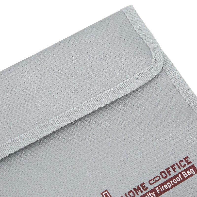 Fireproof Document Bag Waterproof and Fireproof Money Bag with Dual