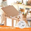 8 Pcs Flip Hinges Round Edge, 270 Degree Folding Flip
