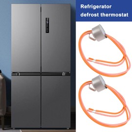 Be In Your Mind 2-Piece Defrost Thermostat Limit Switch Compatible with GE Compatible with General Electric Refrigerator WR50X10068 Refrigerator Defrost Thermostat