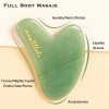 Kit Rodillo De 100 Jade Y Gua Sha Masaje Facial