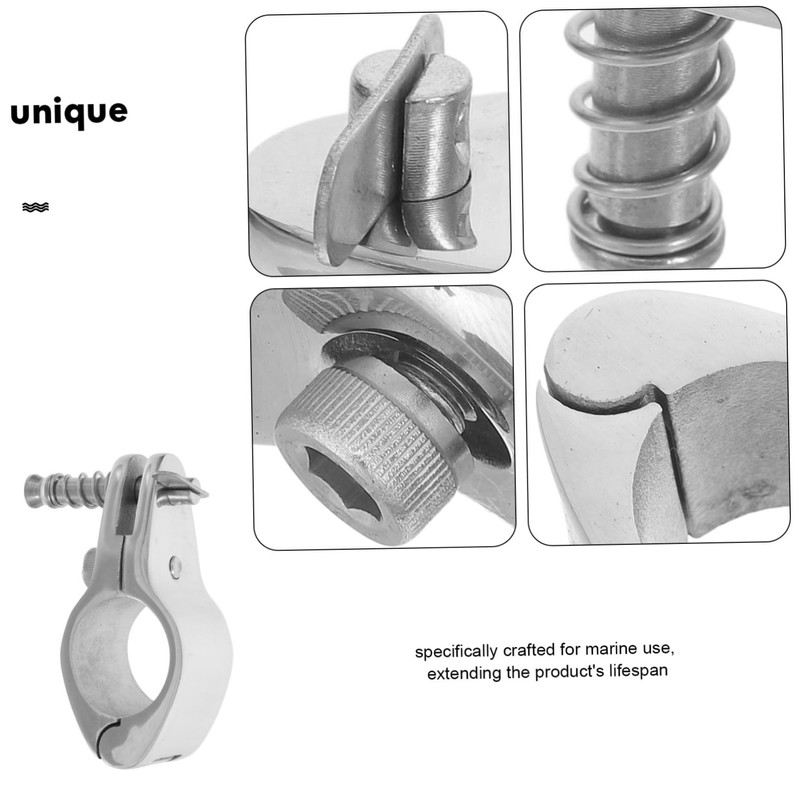 WHAMVOX 2pcs Grade Stainless Steel Bimini Top Jaw Slide Clamp