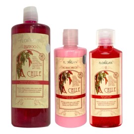 Chile Classico Shampoo + Acondicionador + Gel Kit Florigan