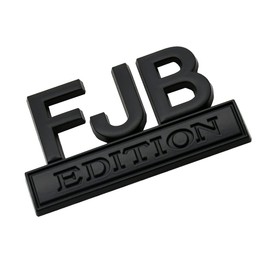 SSDD FJB Edition Bumper Stickers, Car Sticker 3D Raised Letters Emblem, Badgeslide ​Fender Metal Badge Replacement with CH-FJB-ChBk CH-FJB-ChBk