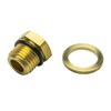 GlowShift M14 x 1.5 Male to 1/8-27 NPT Female Gauge