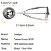 Large Cookie Scoop. 3 Tbsp Cookie Scoop for Baking, Cookie