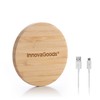 InnovaGoods Bamboo Wireless Charger.,