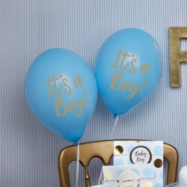 Neviti 771549 Pattern Works - Balloons - It's A Boy Blue, Pack of 8