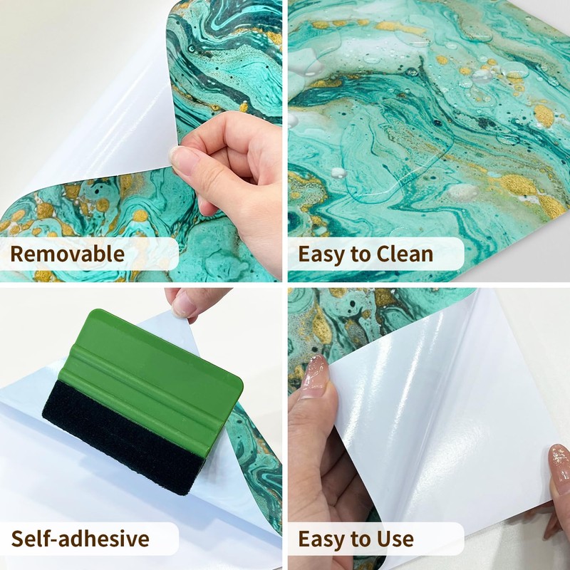 funlife 50Pcs Peel and Stick Backsplash Wall Tile for Kitchen