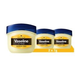 Vaseline Lip Therapy Queen Bee Nourishing Lip Balm for Optimal Moisture with Honey (Queen Bee (Pack of 2)