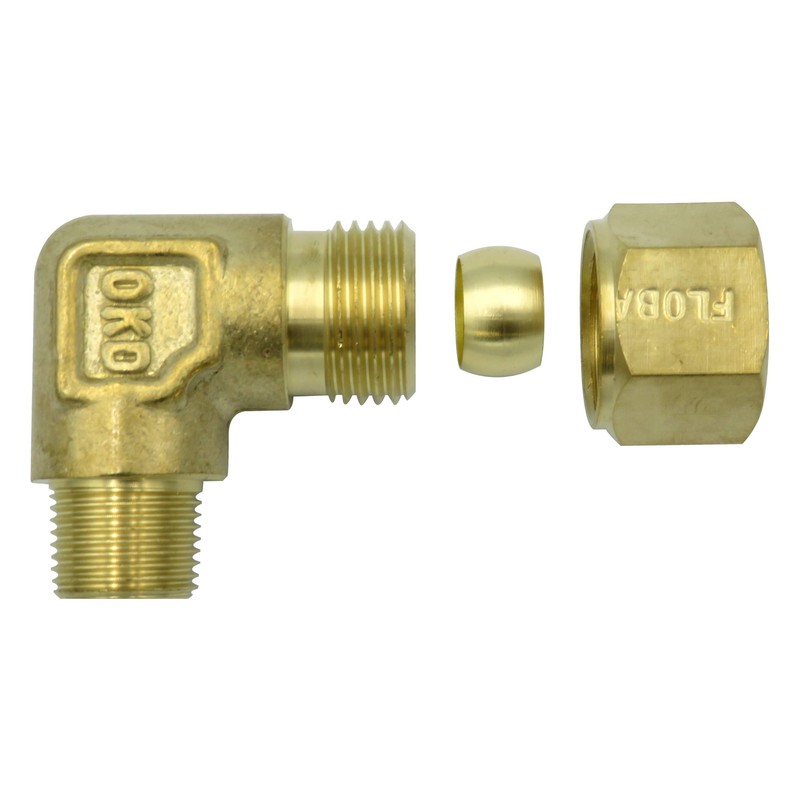 Flowbar RLO-0283 1/4 x 9.53mm Single End Elbow Ring Joint