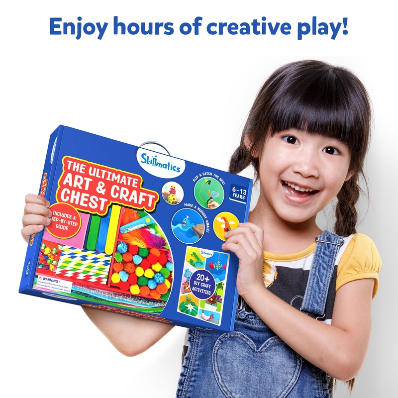 Skillmatics Ultimate Art & Craft Kit for Kids - 2000+