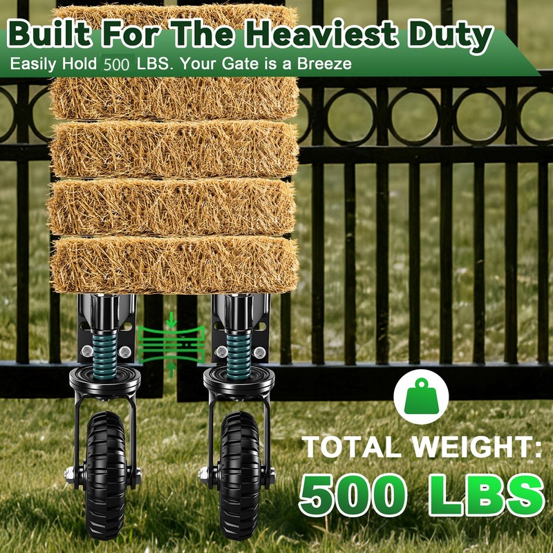 6 inch Heavy Duty Gate Wheel, with 360° Rotation
