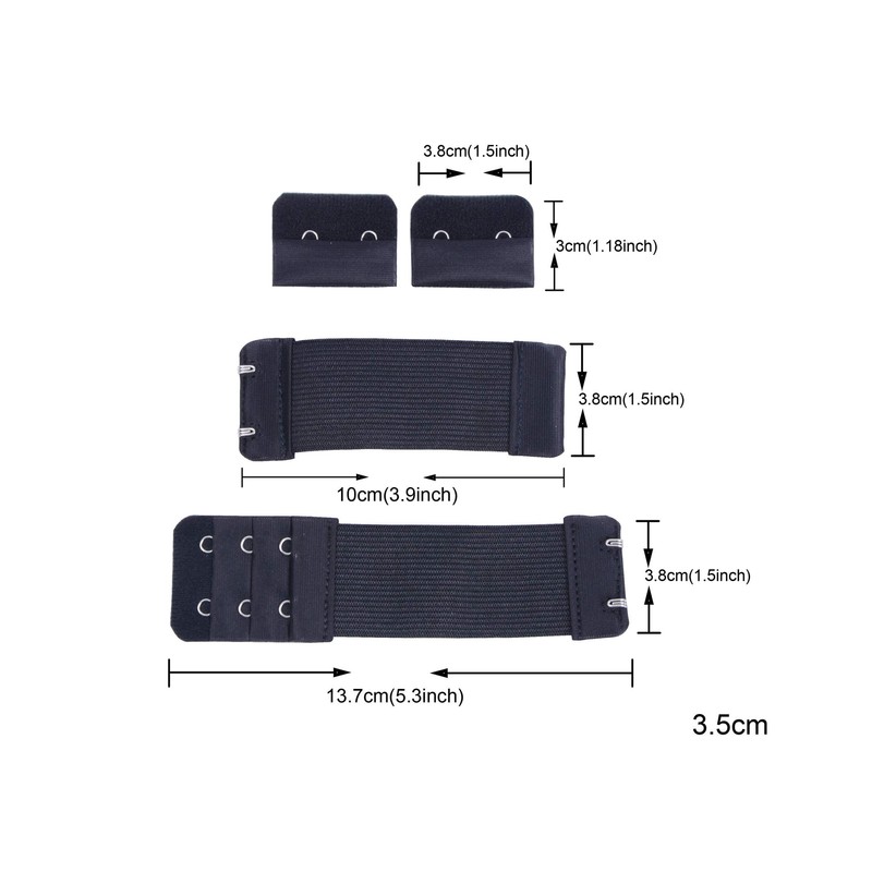 3 Sets Adjustable Wig Straps Elastic Bands with Hooks for