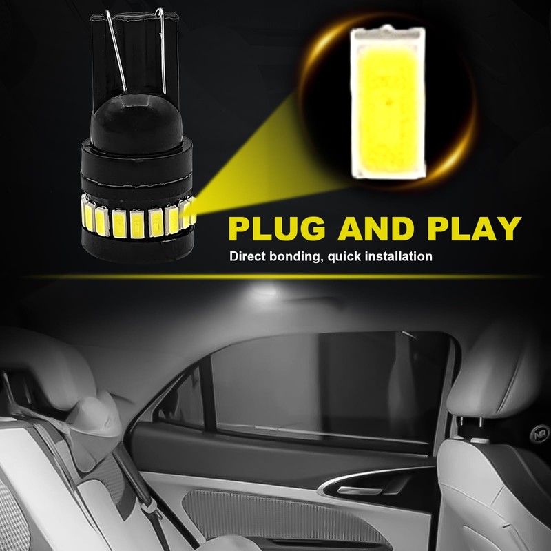White LED Interior Lights Compatible with Toyota Sequoia 2001 2002