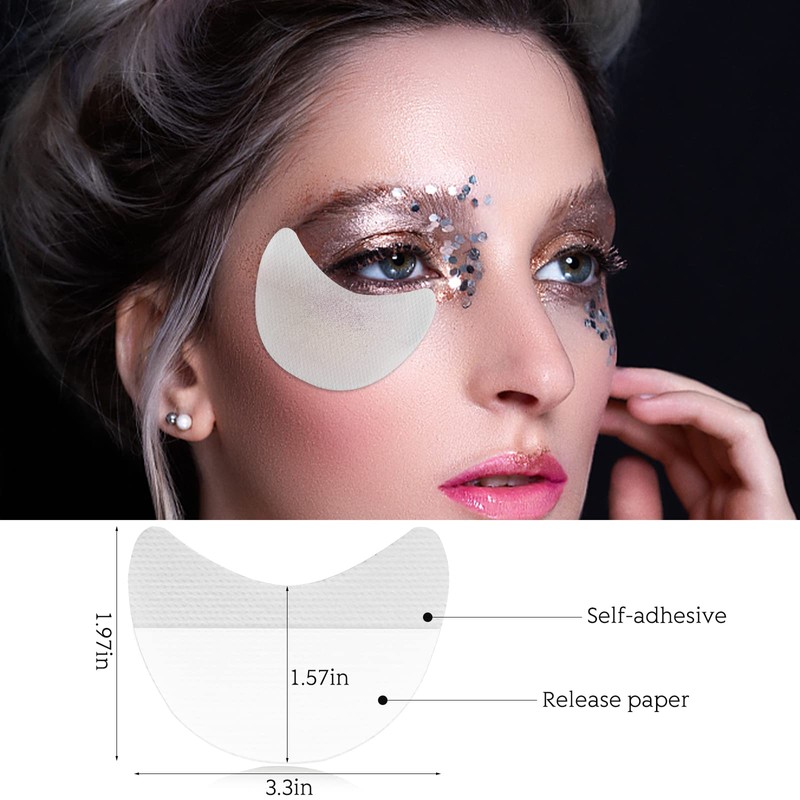 100 Pieces Eyeshadow Pads Eyeshadow Pads for Eyes and Lips