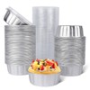 Beasea Ramekins 8 oz with Lids Disposable, 120 Pack 8