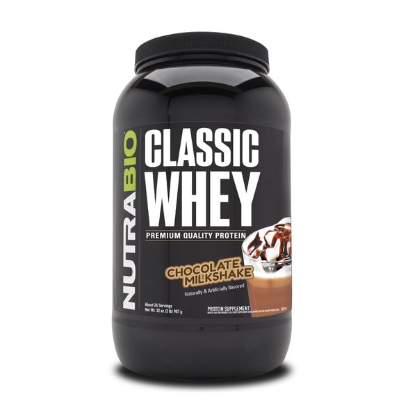 NutraBio NutraBio Classic Whey Protein Powder- 25G of Protein Per