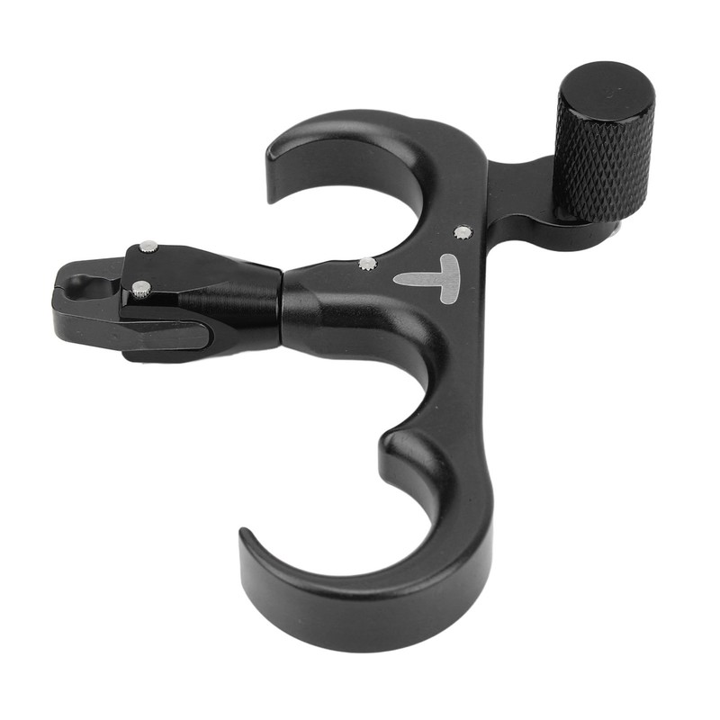 3 Finger Hand Held Bow Release Aluminum Alloy Thumb Release