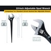 Titan 211 Adjustable Construction Spud Wrench, 10-Inch