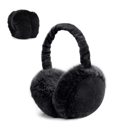 PVFZXS Ear Warmers, Ear Warmers, Ear Warmers, Ear Muffs Women, Ear Warmers Girls, Earmuffs Winter for Winter Riding, Warm Earmuffs for Men and Women, black