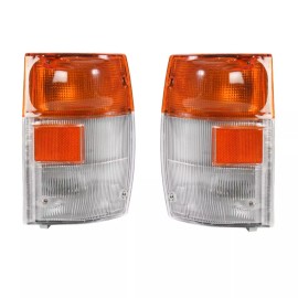 AA MOTOR Clearance Corner Light Indicator Lamp + Bulb Pair Fits Isuzu ELF NPR 1994-06