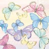 Boston International 20 Count 3-Ply Paper Cocktail Napkins, Flowery Dance