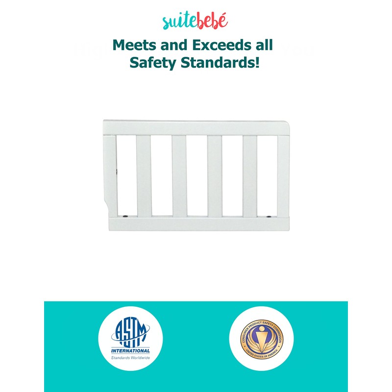 Suite Bebe Palmer Toddler Guard Rail, White