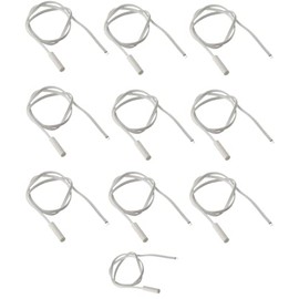 WR55X10025 Refrigerator Temperature Sensor Replacement Compatible with Top Brand Replaces with, AP3185407, PS304103, WR50X10027 and BSS25GFPHCC 10-Pack