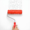 MBAIYO 2 Pcs 7'' Textured Paint Roller, Rubber Pattern Paint