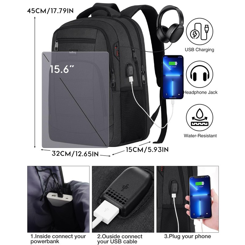 kadilong School Backpacks for Teen Boys Laptop Backpack Men,Bookbag College