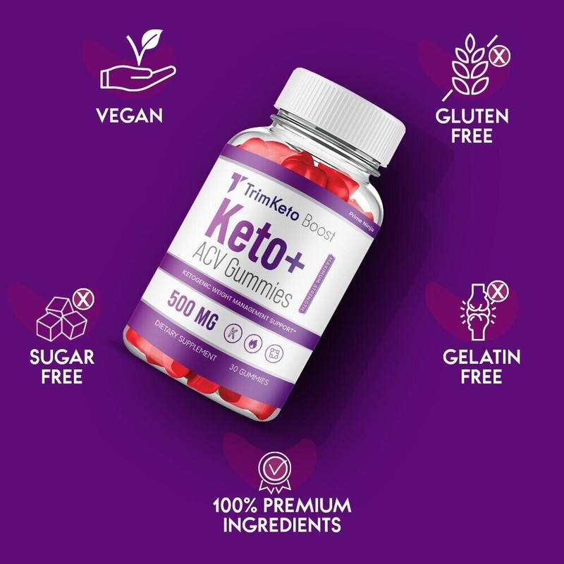 TrimKeto Boost Keto ACV Gummies, Trim Keto Boost with ACV