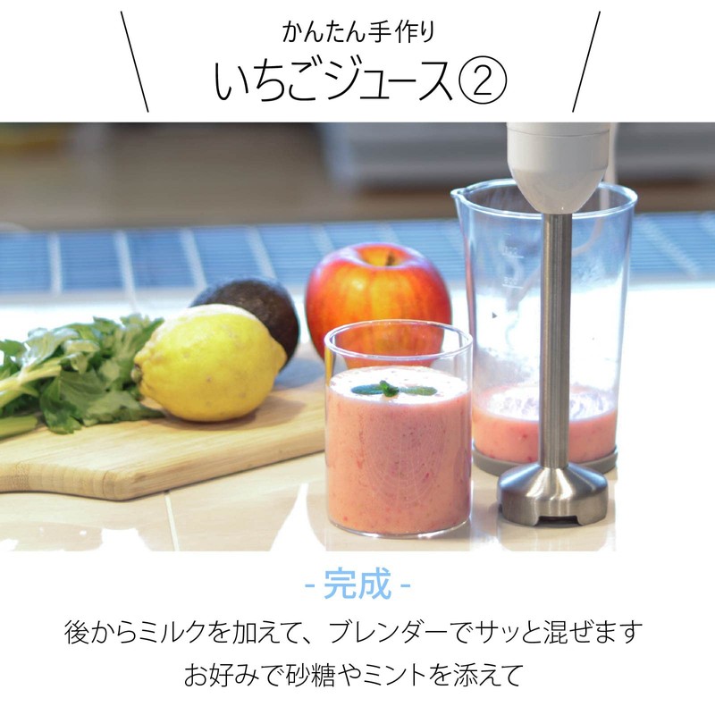 Ohm Electric MS2A-W Hand Blender [Model Number] 08-1208 White