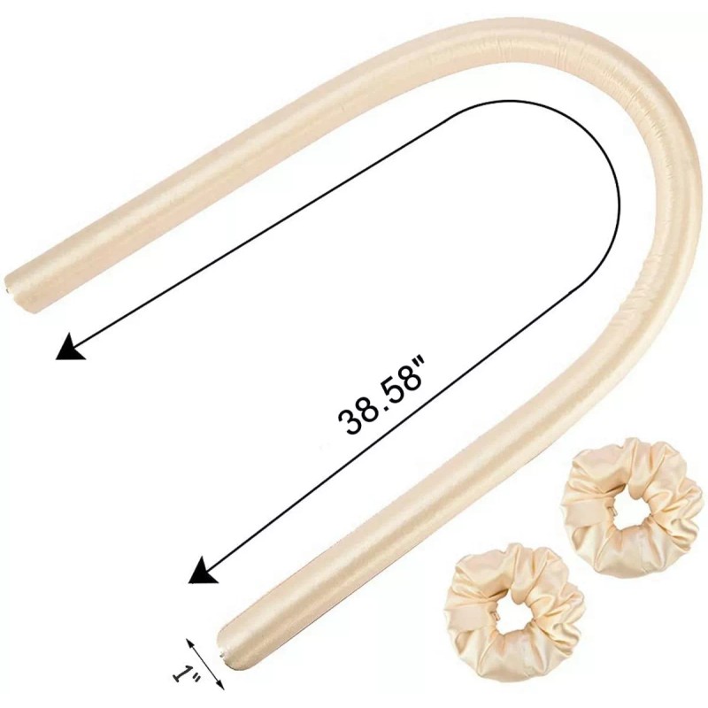 RUMI-MERCADO Curly Ondas En Cabello Rizos Sin Calor Tubo +2