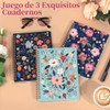 3pcs Cuaderno Espiral 240 Hojas Oficina Estudio Hogar Cuadernos Tapa