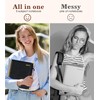 Hardcover Large Spiral Notebook 8.5" x 11" with Removable Dividers