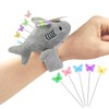 Cute Sharks Wrist Pin Cushion for Sewing with Magnetic, Snap