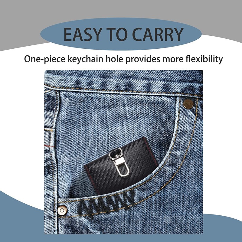 2 Pack Upgraded Faraday Bag for Key Fob, Premium Faraday