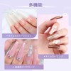 Saviland Acrylic Nail Kit - 3 Colors Clear White Pink