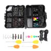 Carp Fishing Tackle Box Weights Clips Baiting Needles Hook Swivel