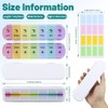 Foldable 7-Day AM/PM Pill Organiser, Magnetic, Travel