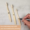 SEVENHEAD 2 PCS Bamboo Toothbrushes With Soft Bristles for Adults