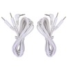Premium Tens Replacement Lead Wires for 2.5 mm Mini-Plug to