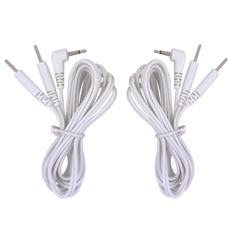 Premium Tens Replacement Lead Wires for 2.5 mm Mini-Plug to